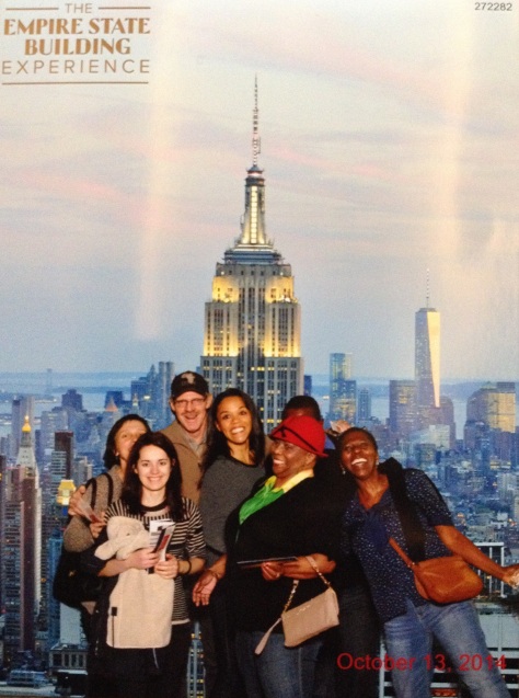 Visit to the Empire State Building with family